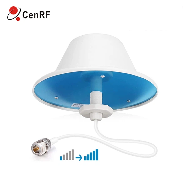 Antenne de plafond Omni RF 800-2700 MHz 360 ° 3 / 5dBi